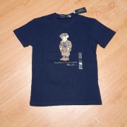 Granatowy t-shirt Polo Ralph Lauren w rozmiarach S, M, L. 
