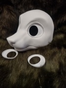 Furry fursuit mask base cosplay maska baza fursona therian kemono fox dog