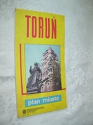 TORUŃ - PLAN MIASTA - 1981