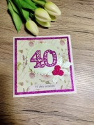 Kartka na 40 urodziny 