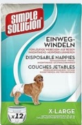 Simple Solution Pieluchy dla psów XL, 12 sztuk