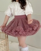 Spódniczka z falbankami Rose Brown