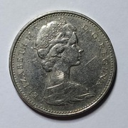 5 cents 1975 bez znaku menniczego Elżbieta II Kanada
