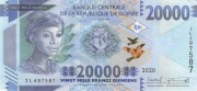 Gwinea 20000 franków 2020 P.50 -UNC