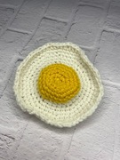 Owoce, warzywa szydełko Amigurumi, jajko sadzone