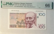Belgia 100 Fr PMG 66