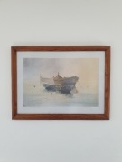 John Martin Borg ,duża sygnowana reprodukcja 