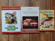Ciasta ciasteczka desery | komplet 3 książek z przepisami