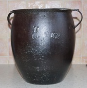 Dzbanek żeliwny stal loft industrial