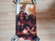 Plakat dwustronny Khorne/Stormcast (90x45 cm)