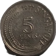 Singapur 5 centów z 1977 roku - OBEJRZYJ MOJĄ OFERTĘ
