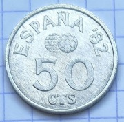 01331 Hiszpania 50 centymów 1980 UNC