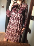 Sukienka wzorzysta mgiełka L