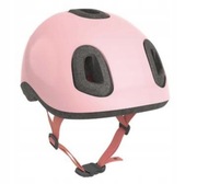 Kask rowerowy dla malucha dziecka Decathlon Btwin BBH500 różowy pink XXS