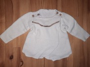 Sweterek kardigan narzutka złota nitka TAO 74