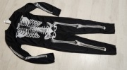 strój wampir drakula szkieletor kościotrup halloween nr 1318
