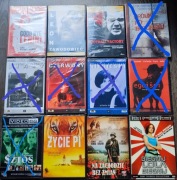 Zestaw 6 filmów na DVD/ VCD, nowe zafoliowane