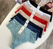 Damskie koronkowe stringi