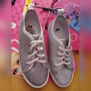 Trampki brokatowe H&M 30