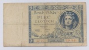 Banknot 5 zł. 1930r.