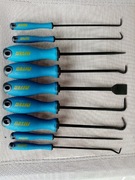 Zestaw haków i szpikulców +skrobak 9szt Nowe za 70%ceny 