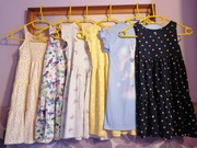 Sukienki letnie  H&M roz 122/128 firmówki 6 szt 