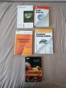 ekonomia, przedsiębiorczość, zarządzanie 5 książek, zestaw, mix