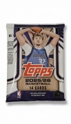 Karty NBA Topps Basketball 2025/26 – paczka z 14 kartami