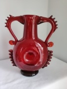 Wazon pępek J.S.Orkusz- - Krakowski Instytut Szkła