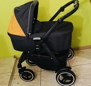 Wózek głęboko-spacerowy z forelikiem samochodowym 