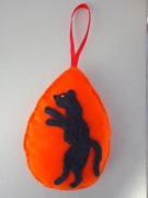 ZAWIESZKA "CZARNA PANTERA" FILC HAND MADE