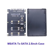 obudowa 2,5" ADAPTER SATA3 MSATA SSD czarny