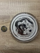 Lunar Rok Smoka 2012 1000gr 1kg srebra AG