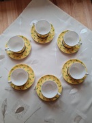 Zastawa porcelanowa serwis kawowy na herbatę szklany filiżanki luminarc