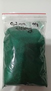 Brokat zielony do ozdób,farb,lakierów 0,2mm