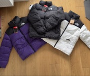 kurtka the north face nupste 700 czarna fioletowa biała CENA ZA 3 SZTUKI!