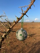 Bombka koraliki masajskie 