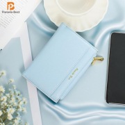 Pomelo Best portfel damski niebieski RFID 6 kart