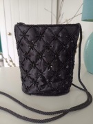 Torebka czarna wieczorowa L Marconi 