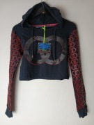 Bluza Cyberdog London OROBUS Crop Future Rave Y2K Nowa z Metką XS