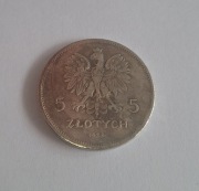 Moneta 5 złotych Nike 1928 kopia