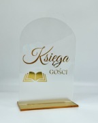 Tabliczka Księga Gości na ślub wesele złota tablica weselna