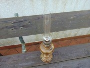 Zabytkowa lampa naftowa Lempereur & Bernard:koniec XIX Początek XX w.