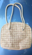Torebka z naturalnej plecionki