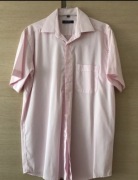 Koszula wizytowa męska pudrowy róż 176/182