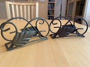 Serwetniki metalowe - 2 sztuki