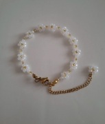 Bransoletka handmade perłowe koraliki delikatna na co dzień