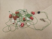 LAMPKI CHOINKOWE PRL VINTAGE VOLTA DZWONKI OKAZJA