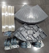 Uniwersalna Podstawa Mobilna na Podwójnych Kółkach – Regulowana