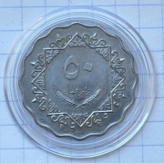 #3140 Libia 50 dirhamów 1979 UNC 